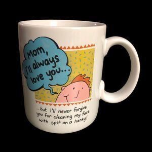 VTG Shoebox Greetings Funny Coffee Mug, Hallmark Graphic Cocoa Tea Cup, Mom Cup